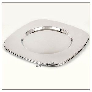 Stainless Steel Square Charger Plate