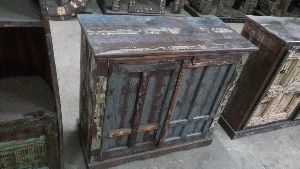 Indian wooden hand made reclaimed chest furniture