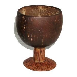 Coconut Shell Small Wine Goblet