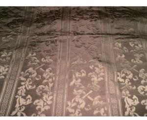 Damask silk taffeta jacquard 60 inch rich bronze brown