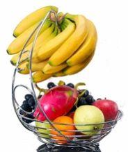 anging Fruit Basket with Banana Holder