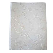Embroidered handmade cover paper