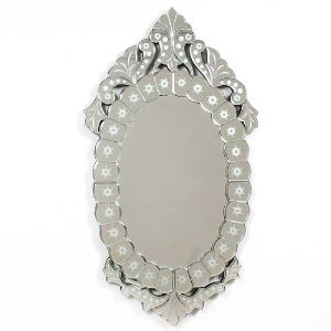 Elegant Oval Designer Venetian Mirror