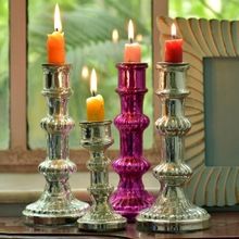 Glass Candle Stand