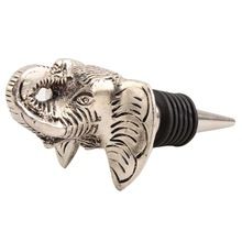 Handmade Aluminium Elephant Design Metal Wine Bottle Stopper Cap Sealer