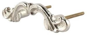 Silver Iron Bow Wardrobe Handle