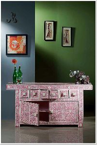 Bone Inlay Kitchen Sideboard