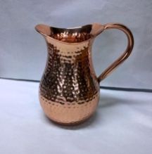 Antique Finish Solid Copper Pitcher