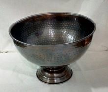 Antique Hammered Champagne Bowl