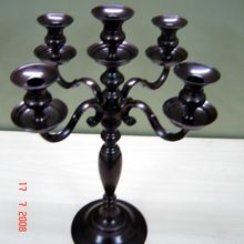 Black Candelabra with 5 Lights