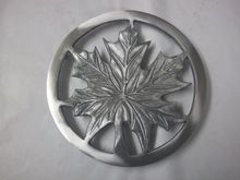 Leaf Aluminium Cast Trivet