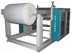 TOILET ROLL MAKING MACHINE WITH EMBOSSING