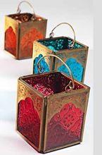 Brass Candle Lantern Votive