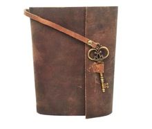 Customize Soft Handmade Leather Journal with Belt