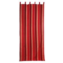 Cotton Stripe Curtains With Loops