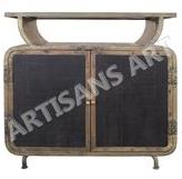 Rustic Brass Metal Cabinet