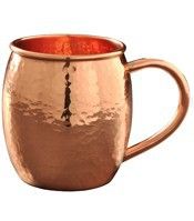 Hammered Copper Mugs