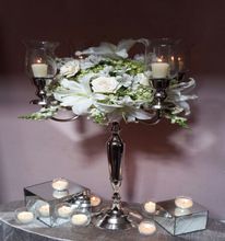 silver candelabra