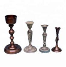 Aluminium Metal Antique Finish Candle Stand