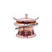 Indian Copper Chafing Serving Dish