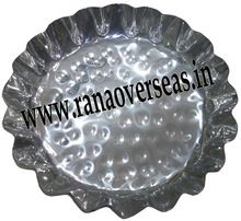 Stainless Steel Round Platters for Serving Salad,