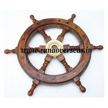 Wooden Brass Fitting Ship Wheels