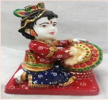 Krishna Laddu Gopal Murti Hindu God Vedic Statue