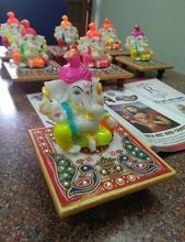 Pagdi ganesha ganpati hindu elephant god statue