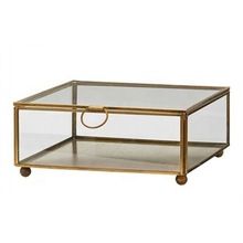 Brass Glass Box