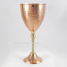 Copper Goblet Champagne Glass