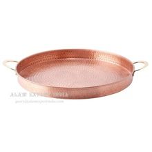 COPPER HAMMERED TRAY