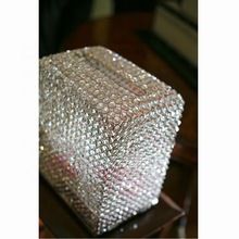 crystal beaded card box