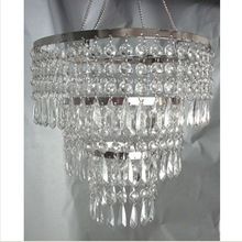 crystal beads hanging chandelier