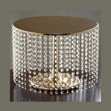 hanging crystal cake stand