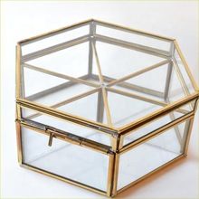 Six Angle glass jewelry box