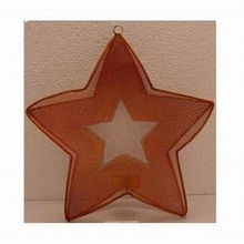star mesh candle holder