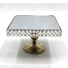 Table top crystal cake stand