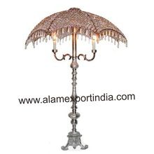 umbrella crystal candelabra