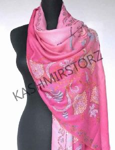 Hand Needle Embroidery Scarf & Shawls