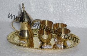 Brass Tea Pot Set