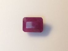 natural ruby cut gemstone
