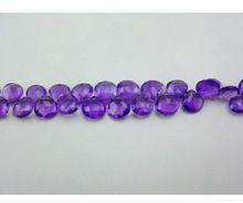 African Peardrop Strand Amethyst Loose Gemstone Beads