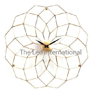 sun shaped wall clock