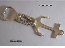 Brass Made Anchor Bottle Opener