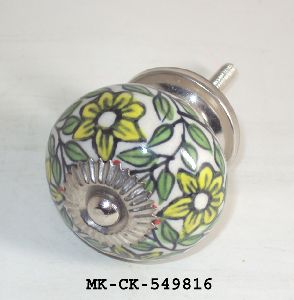 Painted Ceramic Cabinet Knobs
