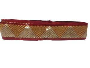 9 mtr lace border trim sequins