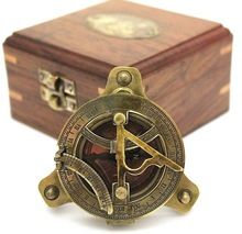 sundial compass with box