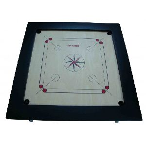 CARROM BOARD TOURNAMENT WITH BLACK BORDER