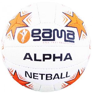 Netball Alpha, Synthetic Pimpled Rubber grade I, 18 panels, 3 ply