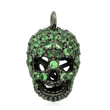 Gemstone Skull Charm